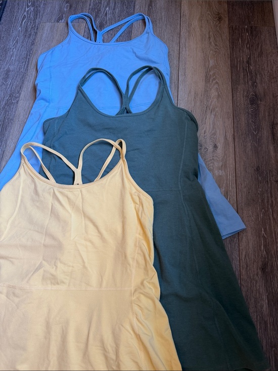 Old Navy Pants - Old Navy Athletic Tank Dresses in Yellow, Sage, Blue